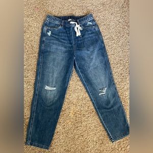 NWOT Aerie Distressed Denim Pull-Ons